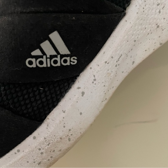 Adidas puremotion adapte Black and White Slip-On Sneakers size 7 women - Picture 12 of 14